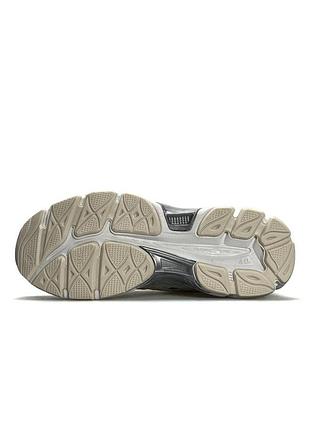Кроссовки asics gel-nyc beige white silver 9