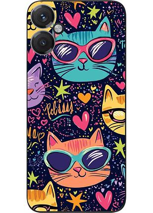 Чохол силіконовий epik для honor 400 з принтом райдужні кошенята