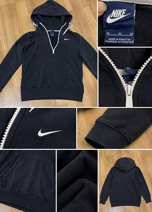 Худі жіноче nike чорне на блискавці 1/4, розмір m