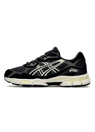 Кросівки asics gel-nyc black white