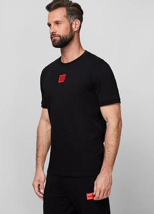 Чоловіча бавовняна футболка hugo boss size xxl стан ідеал