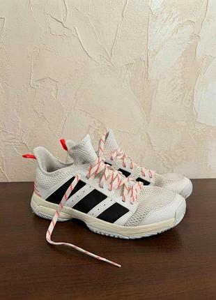 Кросівки adidas adiprene білі з чорними смужками, 38 розмір