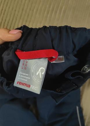 Брюки reima 92 см синие 4