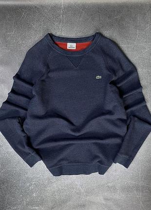 Кофта lacoste оригинал, мужская, идеальное состояние, темно серого цвета
