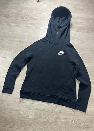 Женский черный худи кофта nike