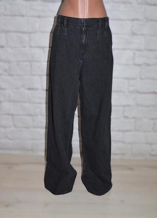 Джинси вільного крою з прямою штаніною river island wide leg