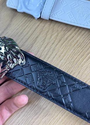 Шкіряний ремінь versace 4