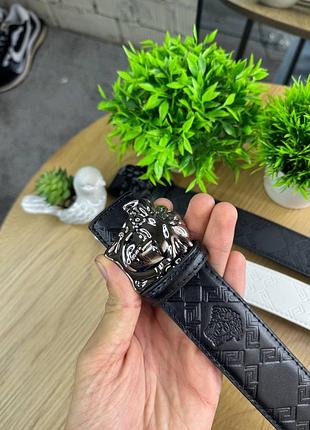 Шкіряний ремінь versace 2