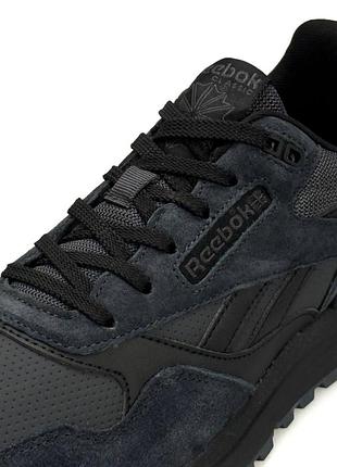 Кроссовки reebok classic leather 2400 dark matter grey 5