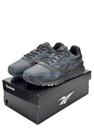 Кроссовки reebok classic leather 2400 dark matter grey 7