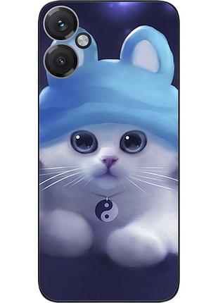 Бампер силіконовий чохол epik для honor 400 з принтом cat
