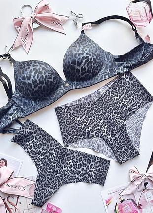 Комплект victoria’s secret набір набор білизна вікторія сікрет белье виктория сикрет бюст