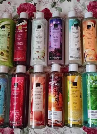 Гели для душа 250 мл avon