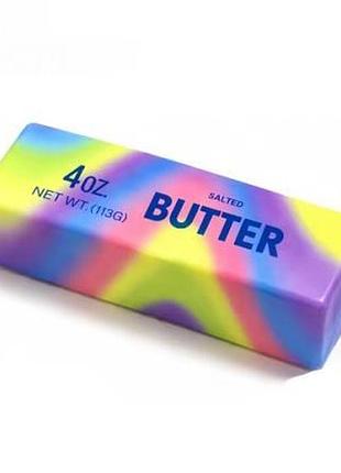 Сковыш антистресс сливочное масло butter цветное 14 см