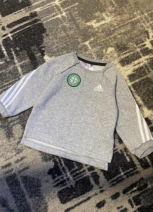 Кофта для хлопчика adidas сіра