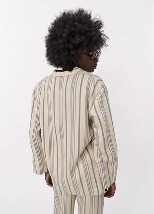 Полосатая блузка zara 5
