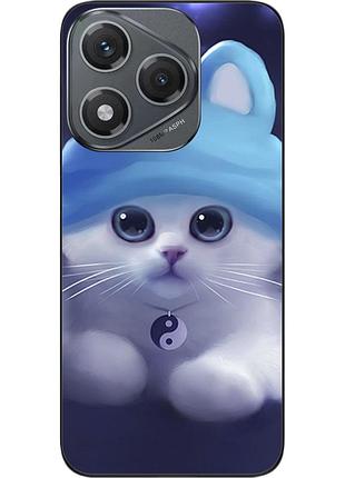 Бампер силіконовий чохол epik для honor 400 lite з принтом cat
