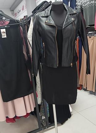 Куртка жіноча косуха чорна xs