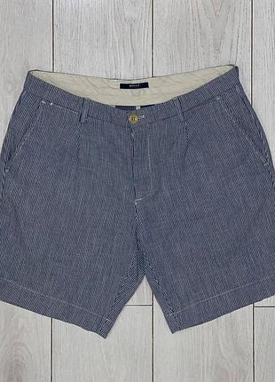 Мужские льняные шорты boggi milano size 48 (medium) стан идеал