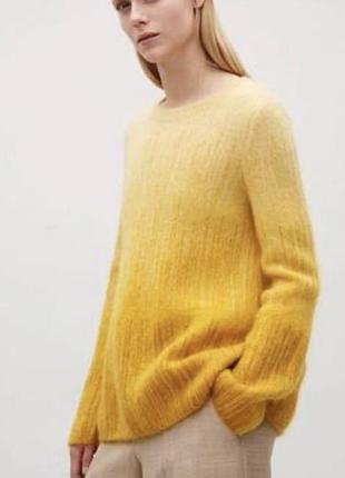 ⚜️♥️ cos ombré mohair , теплий светр