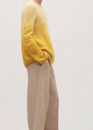 ⚜️♥️ cos ombré mohair , теплий светр 3