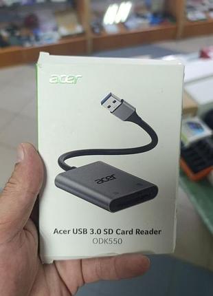 Внешний картридер acer usb 3.0 sd card reader (модель: odk550)