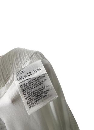 Довга біла спідниця з віскози h&m 4