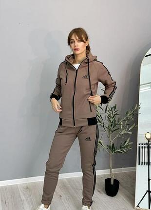 Спортивний костюм теплий adidas на флісі ❄️❄️❄️