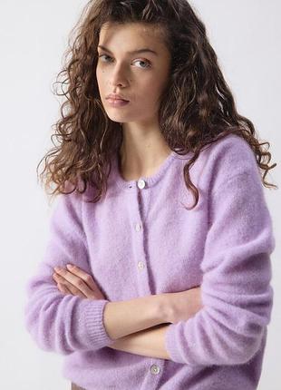 Мягкий кардиган shein fluffy cardigan - s-m