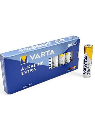 Батарейки aaa lr03 varta longlife extra alkaline 1.5v 10 шт