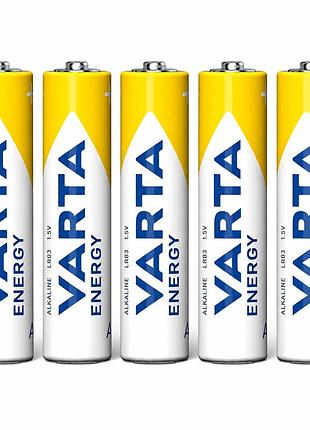 Батарейки varta energy alkaline aaa lr03 щелочные 1.5v мизинчиковые 5 шт.