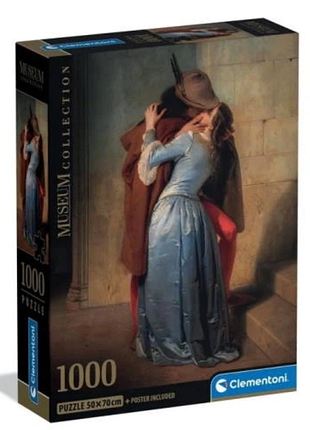 Пазл поцілунок 1000 елементів clementoni 37064