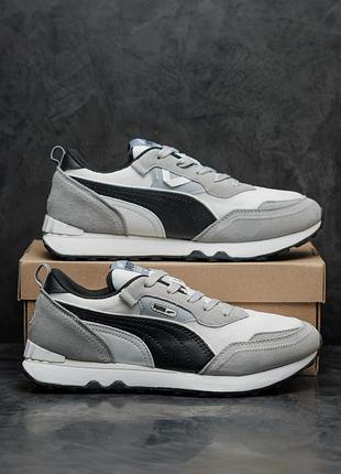 Puma rider fv grey black white 4