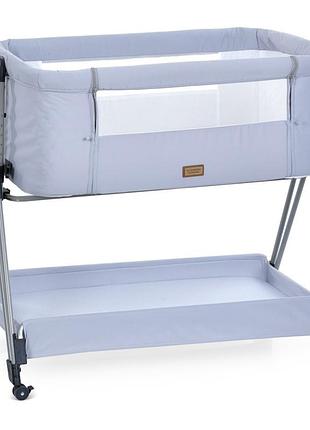 Детская приставная кровать harmony me 1179 gray