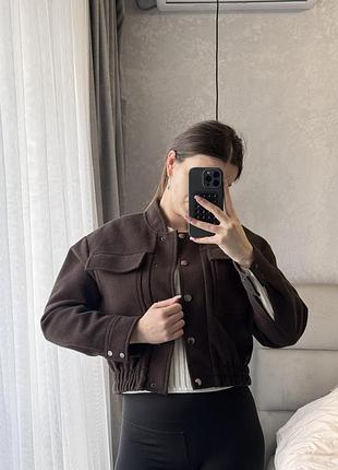 Бомбер шоколадний, mk manufacture
