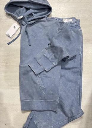 Жіночий костюм puma elevated essentials acid wash fleece