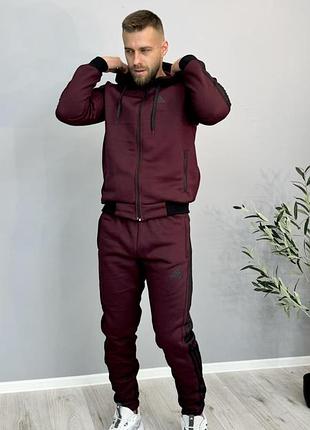 Спортивный костюм теплый adidas лакоста на флисе ❄️❄️❄️
