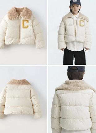 Тепла куртка zara 3