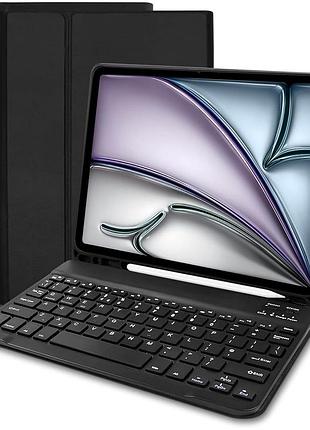 Чехол-клавиатура coezfe для ipad air 11 (a2902/a2903/a2904), черный, bt съемная магнитная клавиатура, 100ч