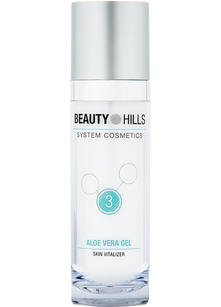 Гель із соком алое вера для всіх типів шкіри aloe vera beauty hills, 120 мл