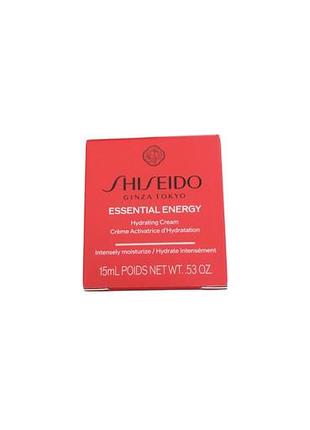 Крем для обличчя shiseido essential energy hydrating cream 15мл