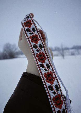 Гердан чокер з бісеру