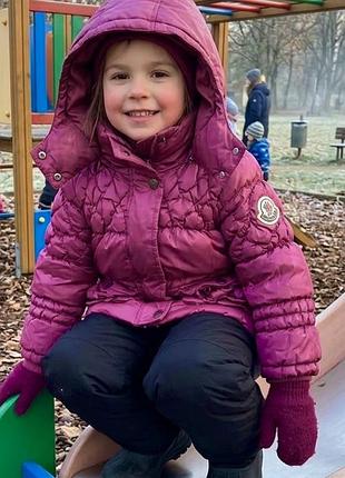 Куртка на дівчинку 🍇 кольору moncler