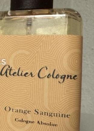 Ориентальный шикарный парфюм-унисекс atelier cologne orange sanguine 100ml абсолютно новый