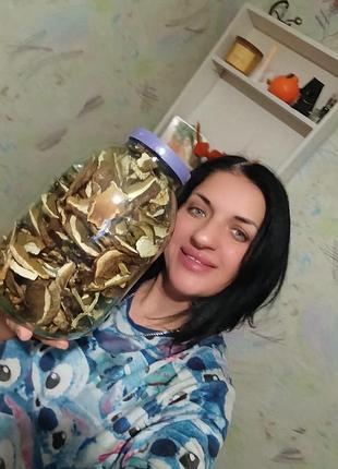 Сушені білі гриби 🍄‍🟫 3 -х літрова банка гриби не червиві