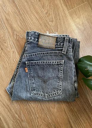 Оригінальні вінтажні джинси levis style 615 fit guide orange tab