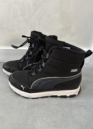 Чоботи дитячі puma чорні 2