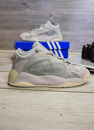 Мужские кроссовки adidas streetball light gray