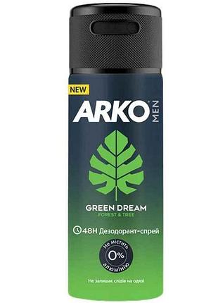 Дезодорант-антиперспирант 150мл green dream тм arko