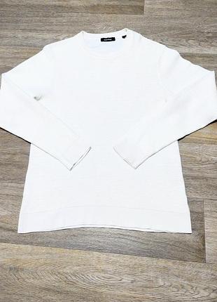 Чоловічий білий обтислий светр jack&amp; jones, розмір m-l.